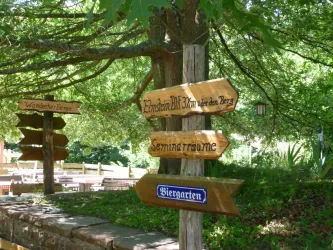 Holzschilder, Richtungsschilder, NFH Elmstein