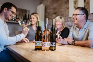 Weinprobe im Weingut Eck