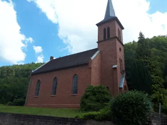 protestantische Kirche Eußerthal (© Verein SÜW Annweiler am Trifels)