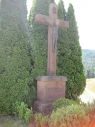 Steinernes Wegkreuz (© Archiv Verein SÜW Annweiler e.v.)