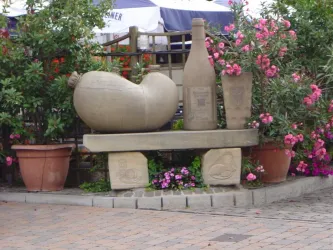 Kallstadt - Saumagen als Skulptur (© Urlaubsregion Freinsheim)
