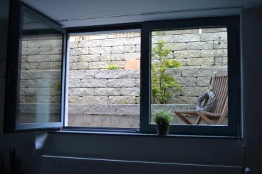 Wohnbereich, Blick in den Garten