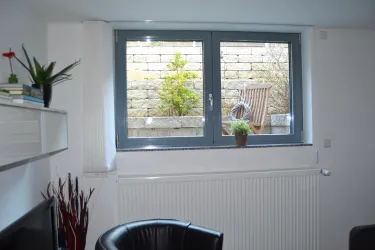 Wohnbereich, Blick in den Garten