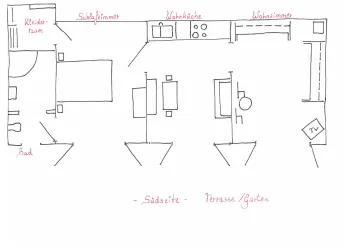 Grundriss Ferienwohnung