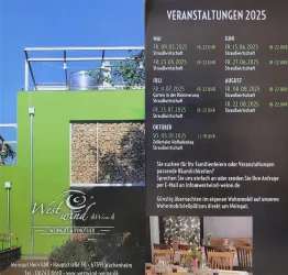 Flyer Straußwirtschaft (© Weingut Hein, Westwind Weine Wachenheim)