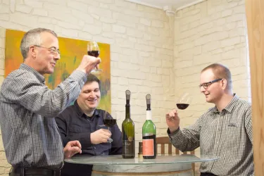 Weinprobe 2 (© Weingut Gießen)