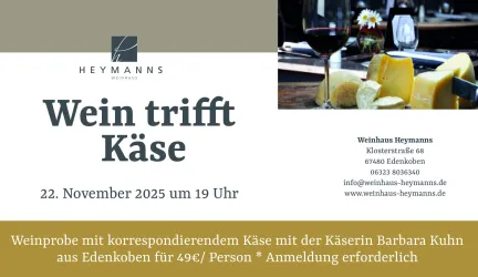 Wein trifft Käse