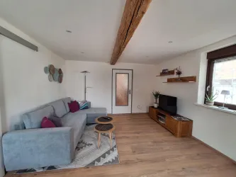 Wohnraum mit TV Wohnraum mit TV