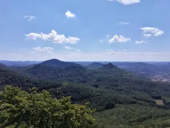 Von links nach rechts: Münz, Anebos und Trifels