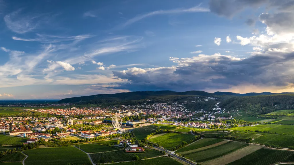 Luftaufnahme von Bad Dürkheim