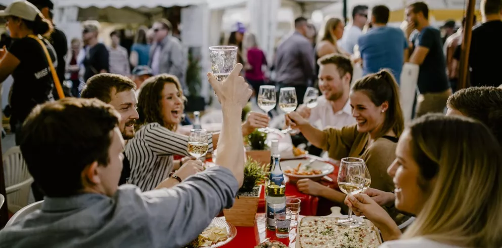 Weindorf auf dem Dürkheimer Wurstmarkt