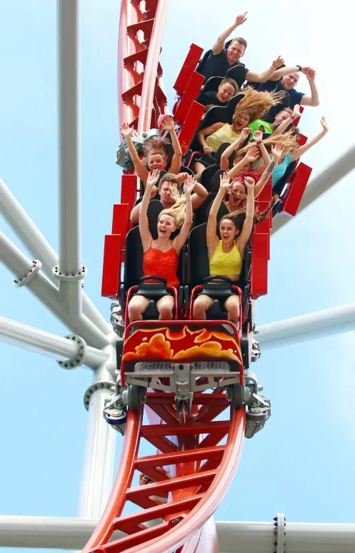 Achterbahn Sky Scream im Holiday Park Haßloch