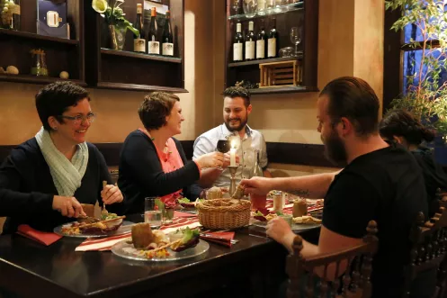 Besuch einer Pfälzer Weinstube