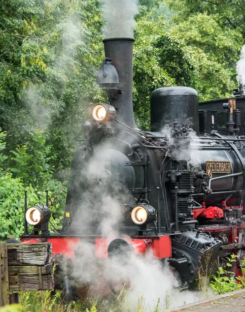 Historische Dampflok Kuckucksbähnel