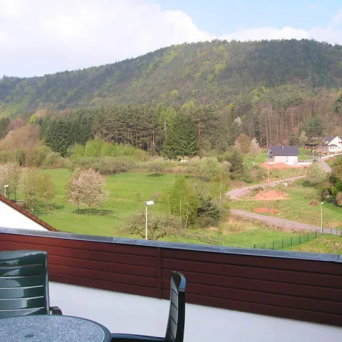 Aussicht I Balkon Ferienwohnung Waldblick (© Thomas Schütze) Aussicht I Balkon Ferienwohnung Waldblick (© Thomas Schütze)