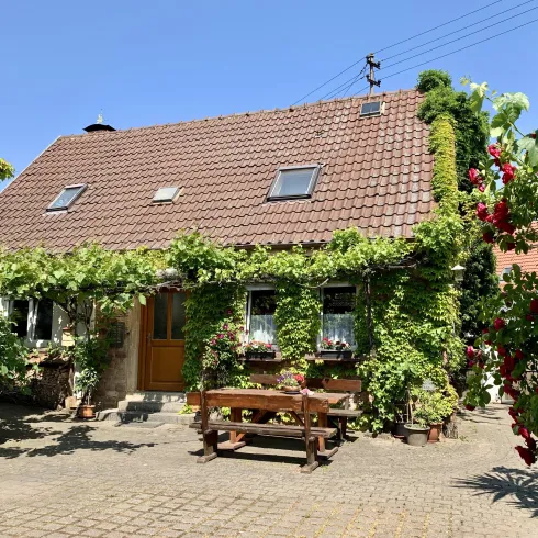 Ferienhaus Außenansicht (© Fam. Dülmer-Hirsch) Ferienhaus Außenansicht (© Fam. Dülmer-Hirsch)
