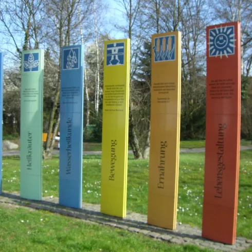 Kneippsäulen Kurpark Bad Bergzabern Kneippsäulen Kurpark Bad Bergzabern