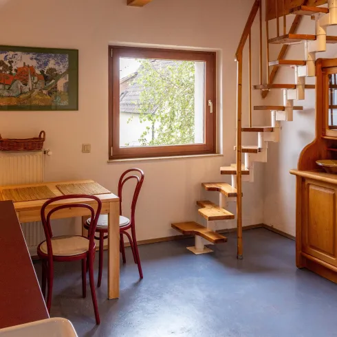 Küche Ferienwohnung Gartenstadt Riehm (© Flyfoto.de, Foto by Werner Riehm)