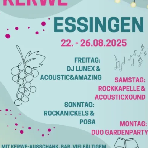 Plakat Kerwe Essingen Plakat Kerwe Essingen