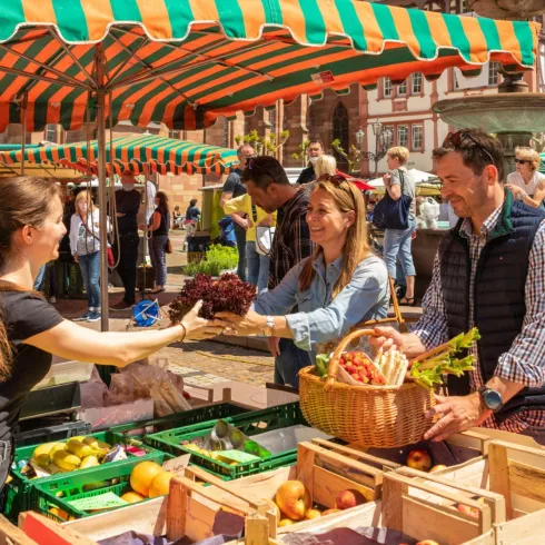 Marktgeschehen (© Pfalz.Touristik e.V. Foto_ Dominik Ketz)