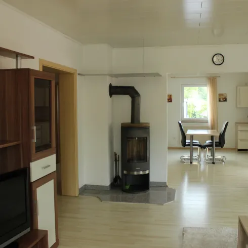 Kaminofen im Wohnzimmer