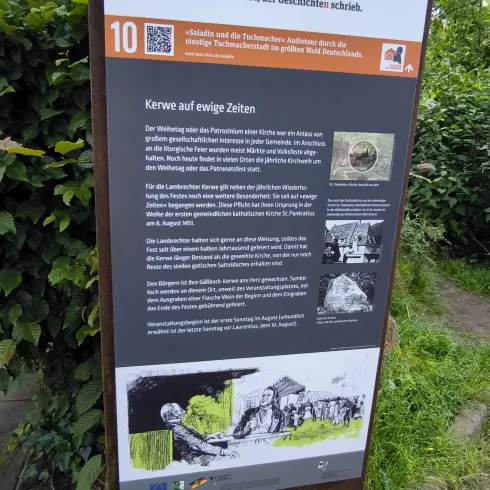 Saladin u. die Tuchmacher - Infotafel 10
