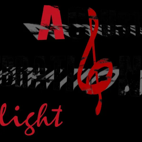 Acoustic Vibration light