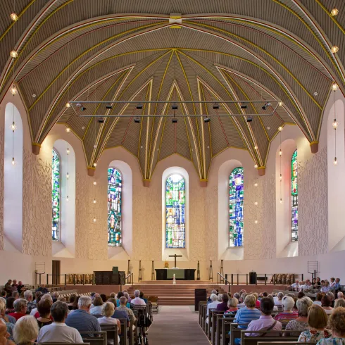 Gottesdienst in der Dreifaltigkeitskirche (© Tourist Information Worms)