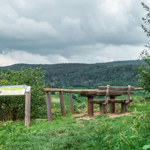 Infotafel auf dem Geo-Erlebnispfad