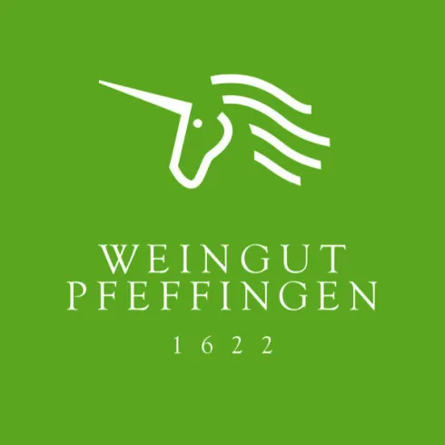 Logo weiss auf grünem Hintergrund