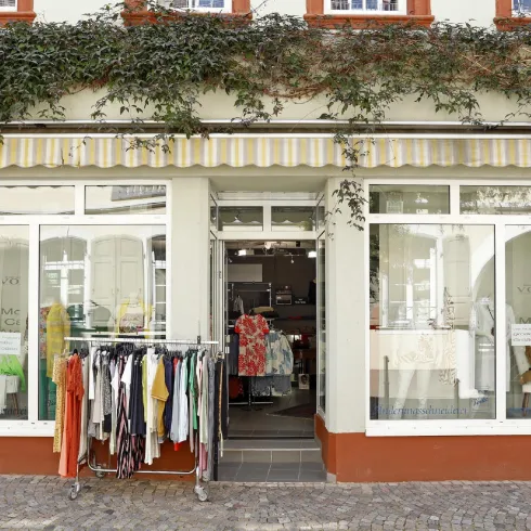 Aussenansicht auf die Boutique Voila