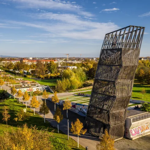 Aussichtsturm der LGS von 2015