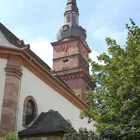 Blick auf die Martinskirche