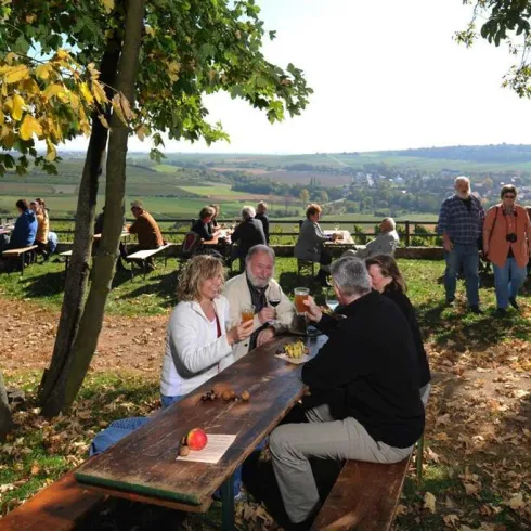Weinrast mit Weitblick (© VG Monsheim / C. Costard)