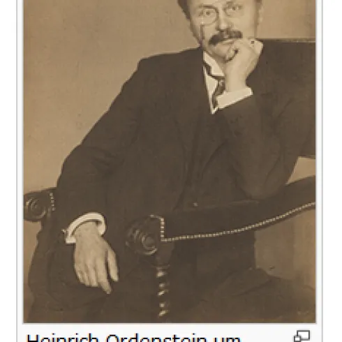 Heinrich Ordenstein  (© Stadtarchiv Karlsruhe Signatur 8/PBS oIII 564)