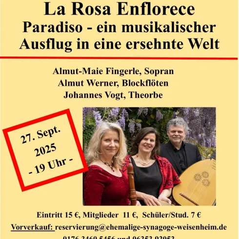 La Rosa Enflorece (© Förderverein ehem. Synagoge W.a.Bg.)