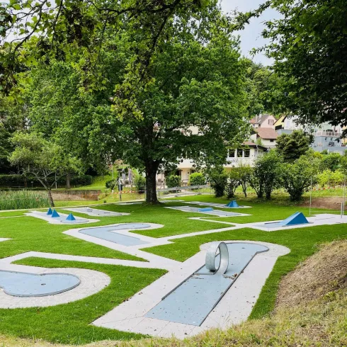 Minigolf Kropsbachpark_1 (© Ortsgemeinde St. Martin)
