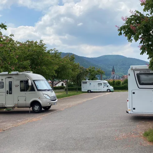 Stellplatz am Keltenweg (© Tourist-Info St. Martin)
