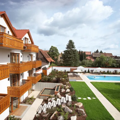 Hausanischt hinten mit Garten Hausanischt hinten mit Garten