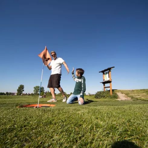 Fußballgolf Spielszene (2)