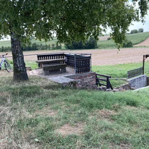 Rastplatz am Tretbecken Freckenfeld