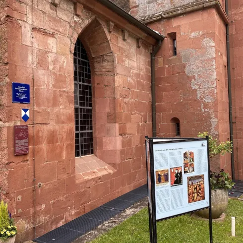 Station 1 Themenweg Kloster Eußerthal (© Verein SÜW Annweiler e.V.) Station 1 Themenweg Kloster Eußerthal (© Verein SÜW Annweiler e.V.)