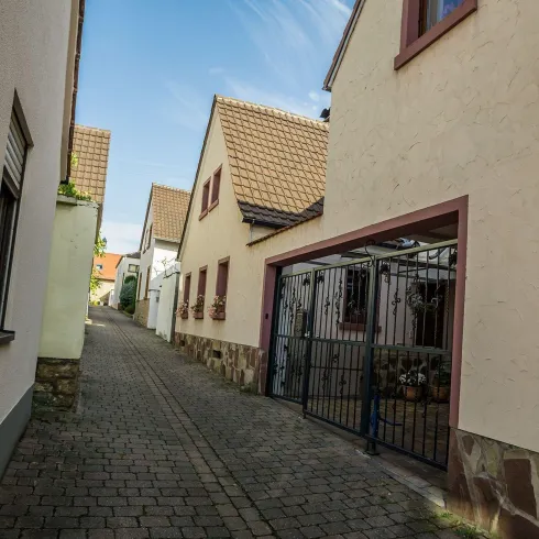 Hausansicht 1 (© Ferienhaus Kallstadt)