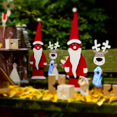 Weihnachtliche Holzfiguren