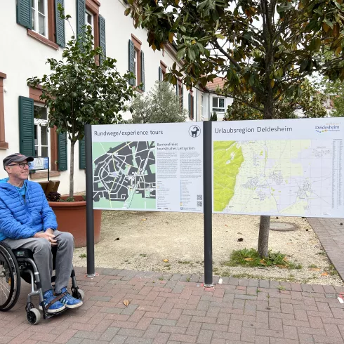 Eröffnung barrierefreier Rundgang in Deidesheim